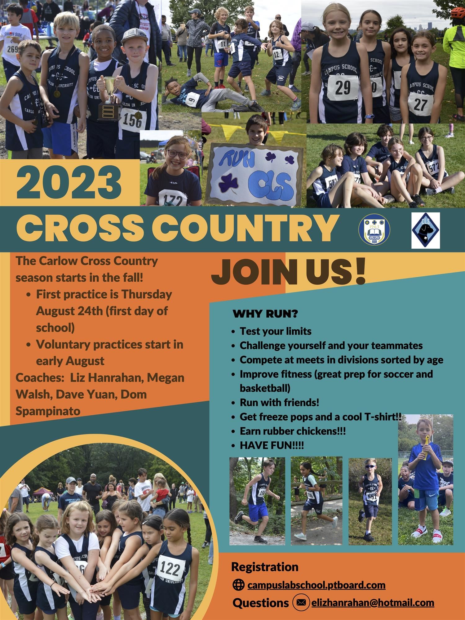 Cross Country Registration